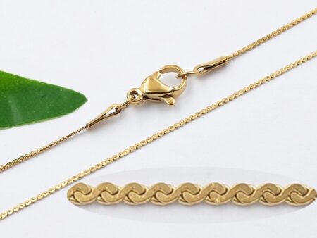 Cadena dorada 45cm grosor 1mm
