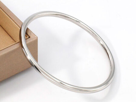 Brazalete plateado 6cm*4mm