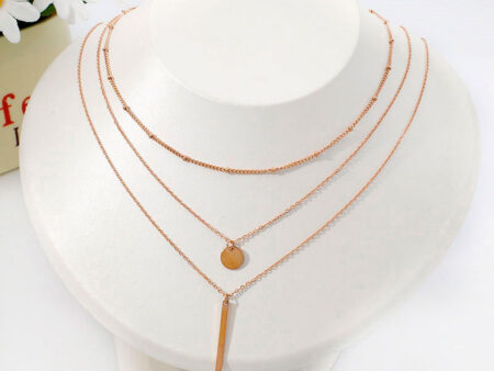 Collar rose gold 2 cadenas