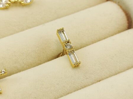 Piercing laminado americano ALARGADO pedrería