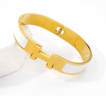 Brazalete dorado con blanco H_rMés