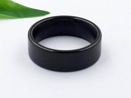 Argolla negra mate 8mm