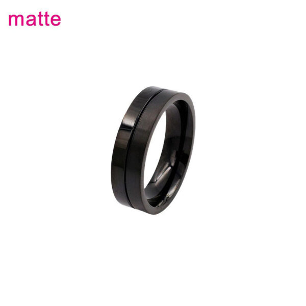 Argolla negra mate 6mm
