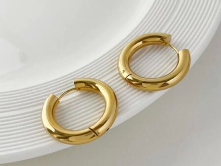 Argollas plateadas 4mm*2.2cm