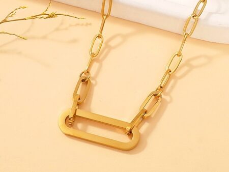 Collar dorado 48cm eslabón 4mm