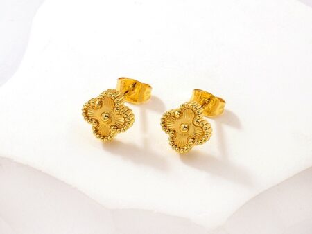 Aretes dorados Alhambra 9mm