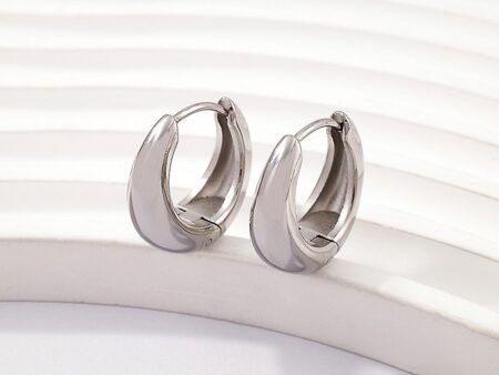 Argollas plateadas 1.9cm canastita