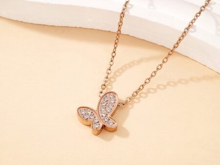 Collar Rose Gold 47cm Mariposa