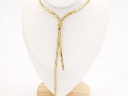 Corbatero dorado diseño plano