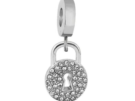 Charm candado c/pedrería