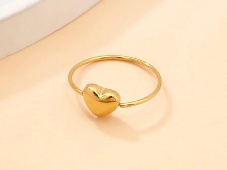 Anillo dorado corazoncito