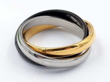 Anillo diseño Trinity 3 tonos