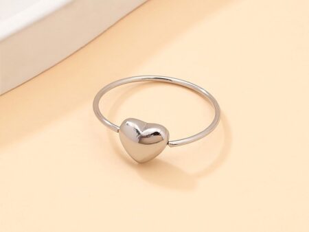 Anillo plateado corazoncito