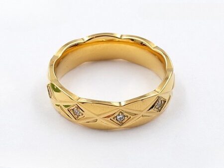 Anillo dorado diseño"CH_nel"