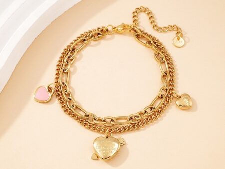Pulsera dorada charms TiFfanY