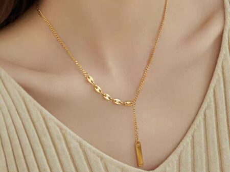 Collar dorado 44cm cadena y colgante