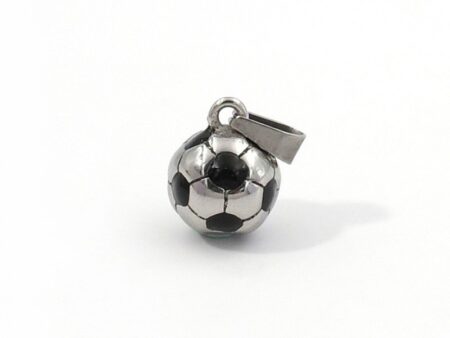 Dije plateado pelota futbol 1cm