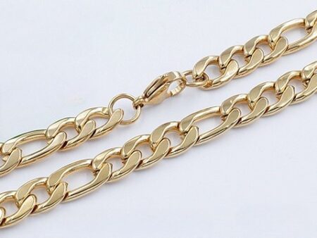 Cadena dorada 60cm eslabón "CarTieR" 8mm
