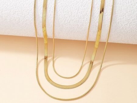 Collar dorado 3 tiempos 40_45 y 50cm.