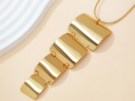 Collar dorado 70cm dije degradé