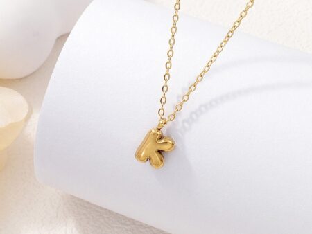 Cadena dorada dije "K" 1.1cm