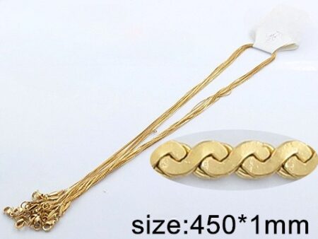 Cadena dorada 45cm*1mm