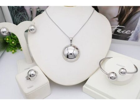 Set plateado 4 piezas