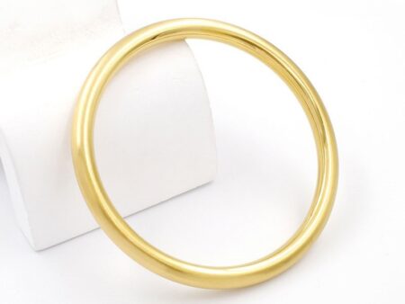 Brazalete dorado 6cm*5mm tono mate