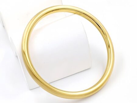Brazalete dorado 6.4cm*5mm tono mate